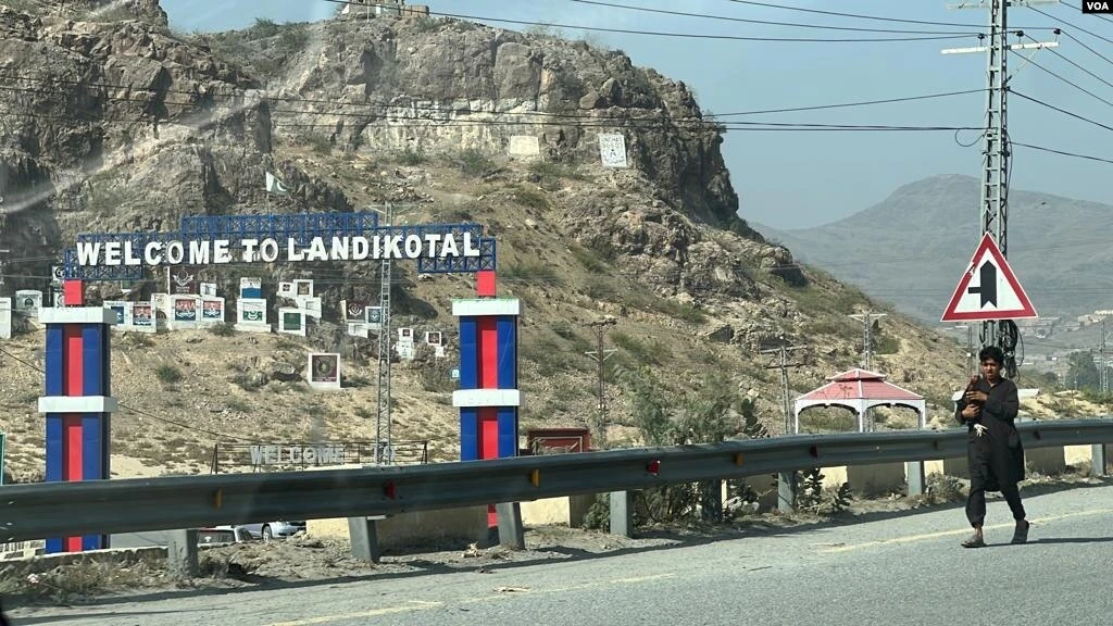 View of Landi Kotal town in 2023