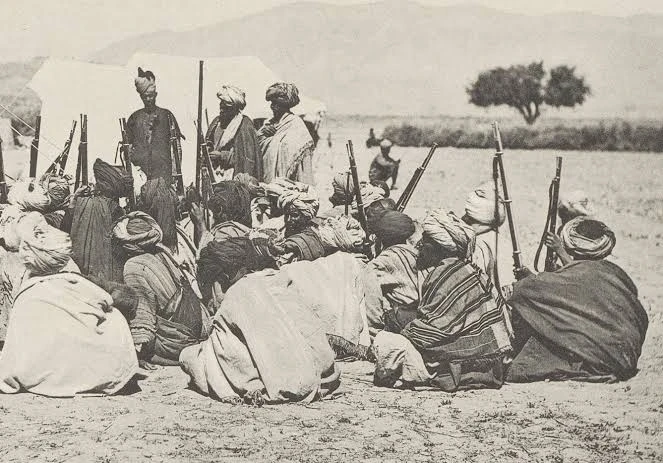 Alisherzai tribe of the orakzai, in the middle of the jirga.